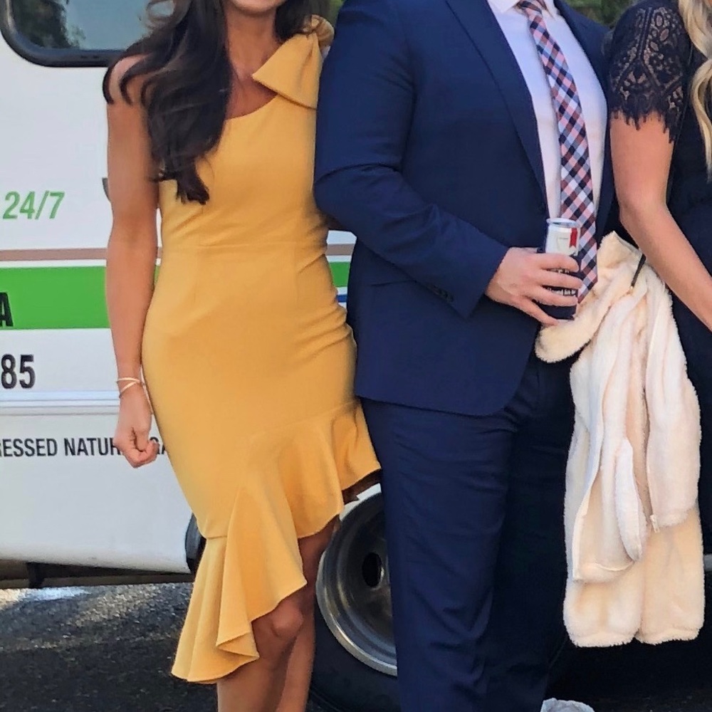 Hello Molly Laguna Beach Midi Dress - Mustard